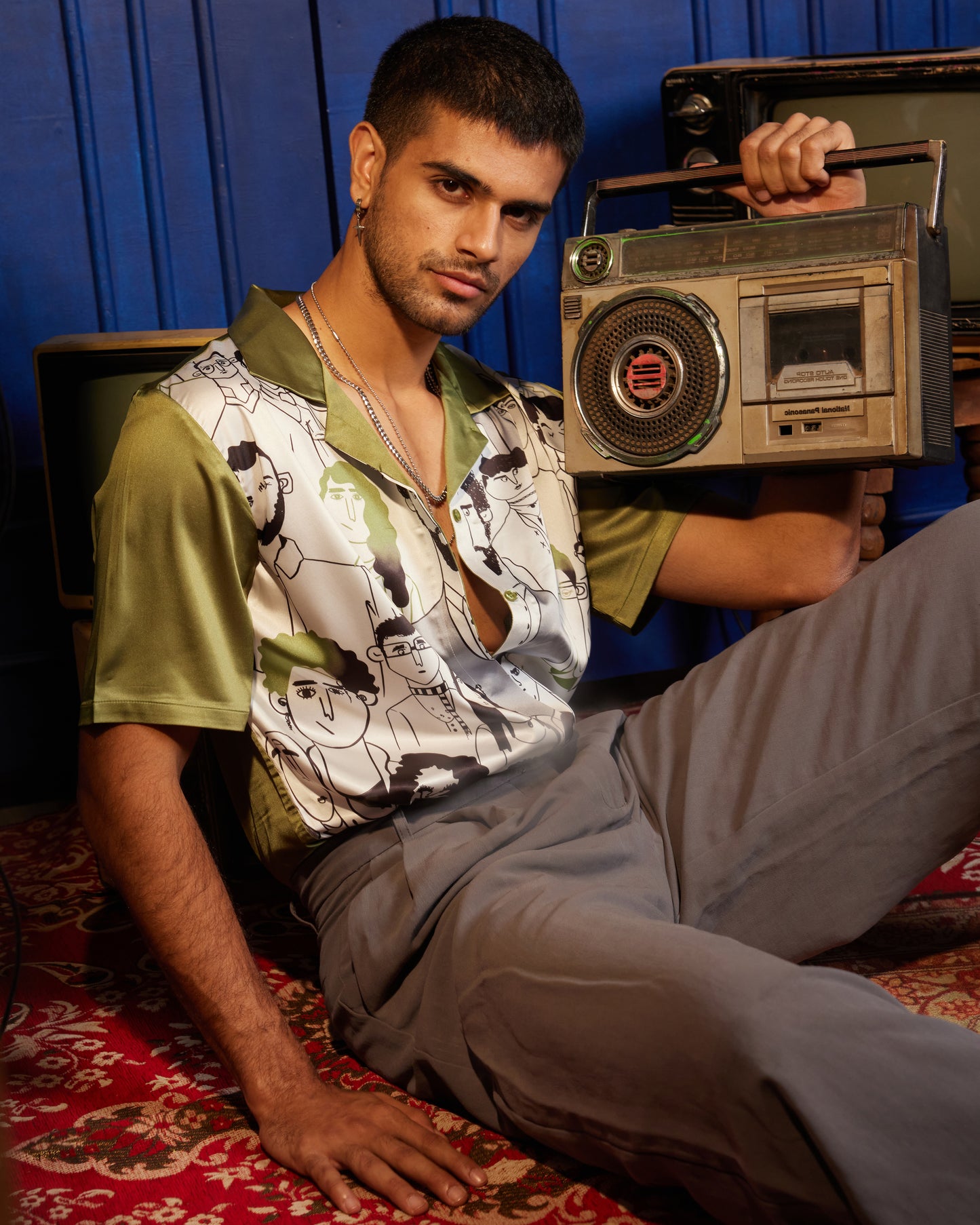 Vivid Expressions - Premium Soft Satin Shirt