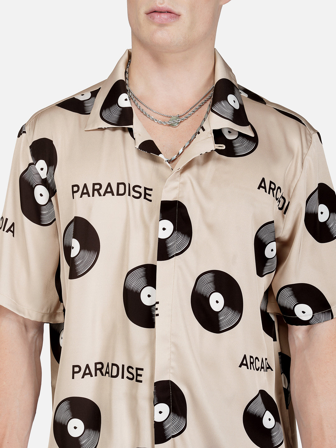 Arcadia Paradise - Premium Soft Satin Shirt