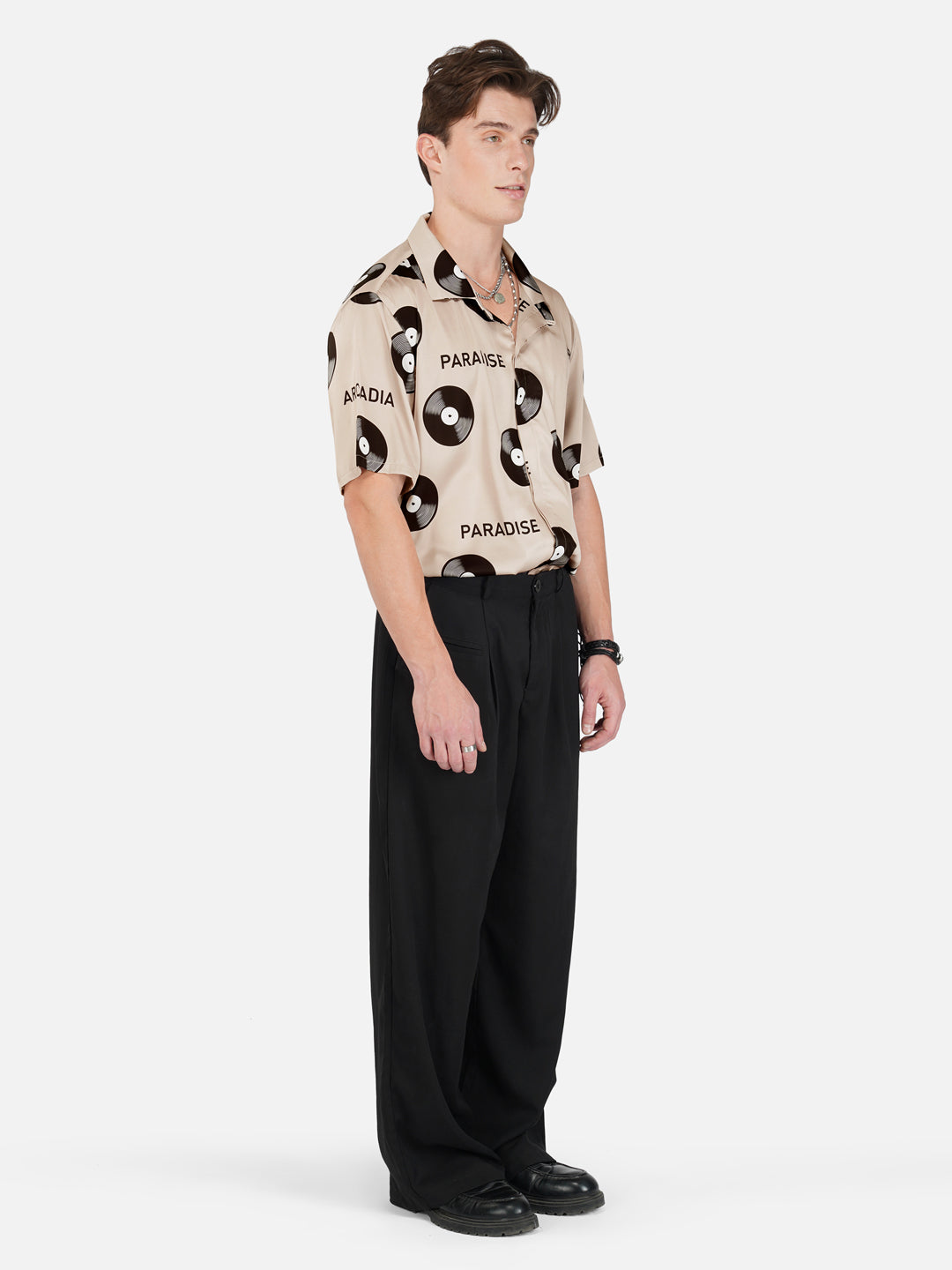 Arcadia Paradise - Premium Soft Satin Shirt