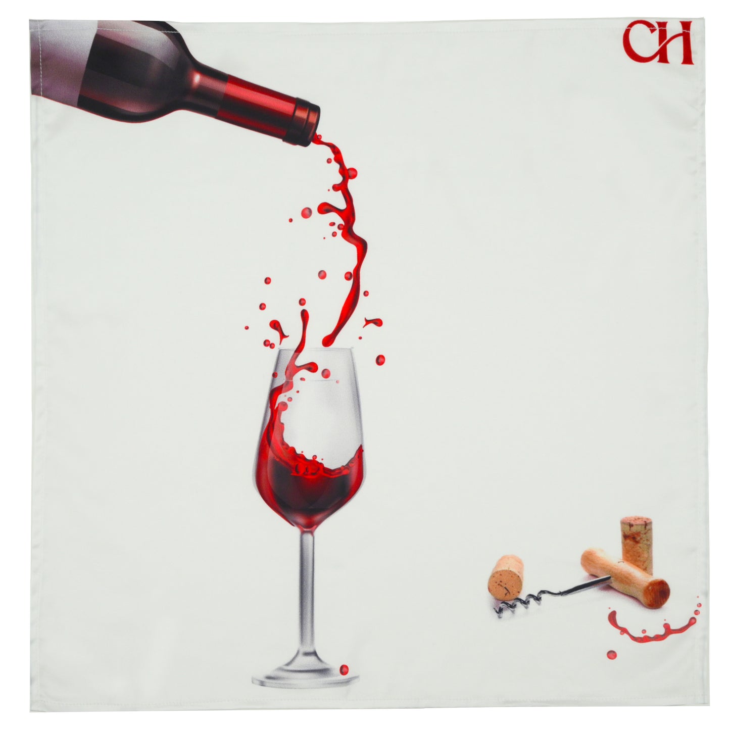 Wine Serenade Neck Scarf Cum Pocket Square in Premium Soft Satin