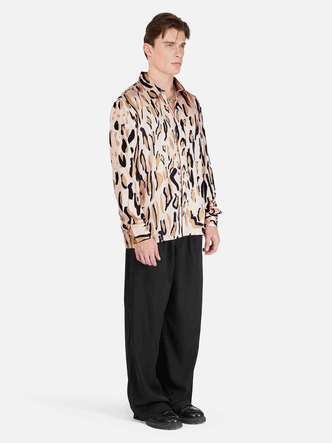 WILD SURGE – Premium Soft Satin Party Shirt