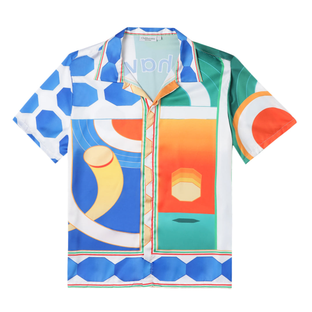 Vibrant Visions - Premium Soft Satin Shirt