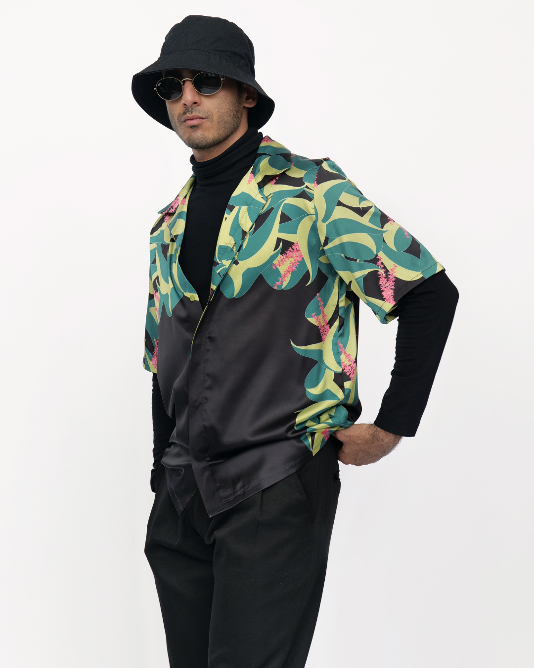 Volcano Vista - Premium Soft Satin Shirt