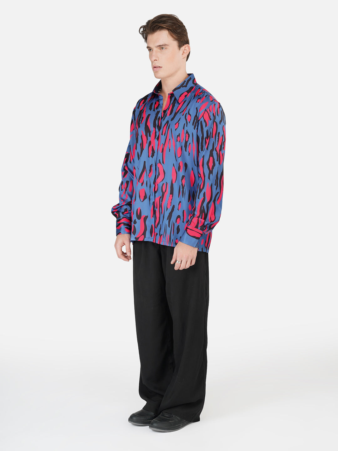 Midnight Prowl- Premium Soft Satin Shirt