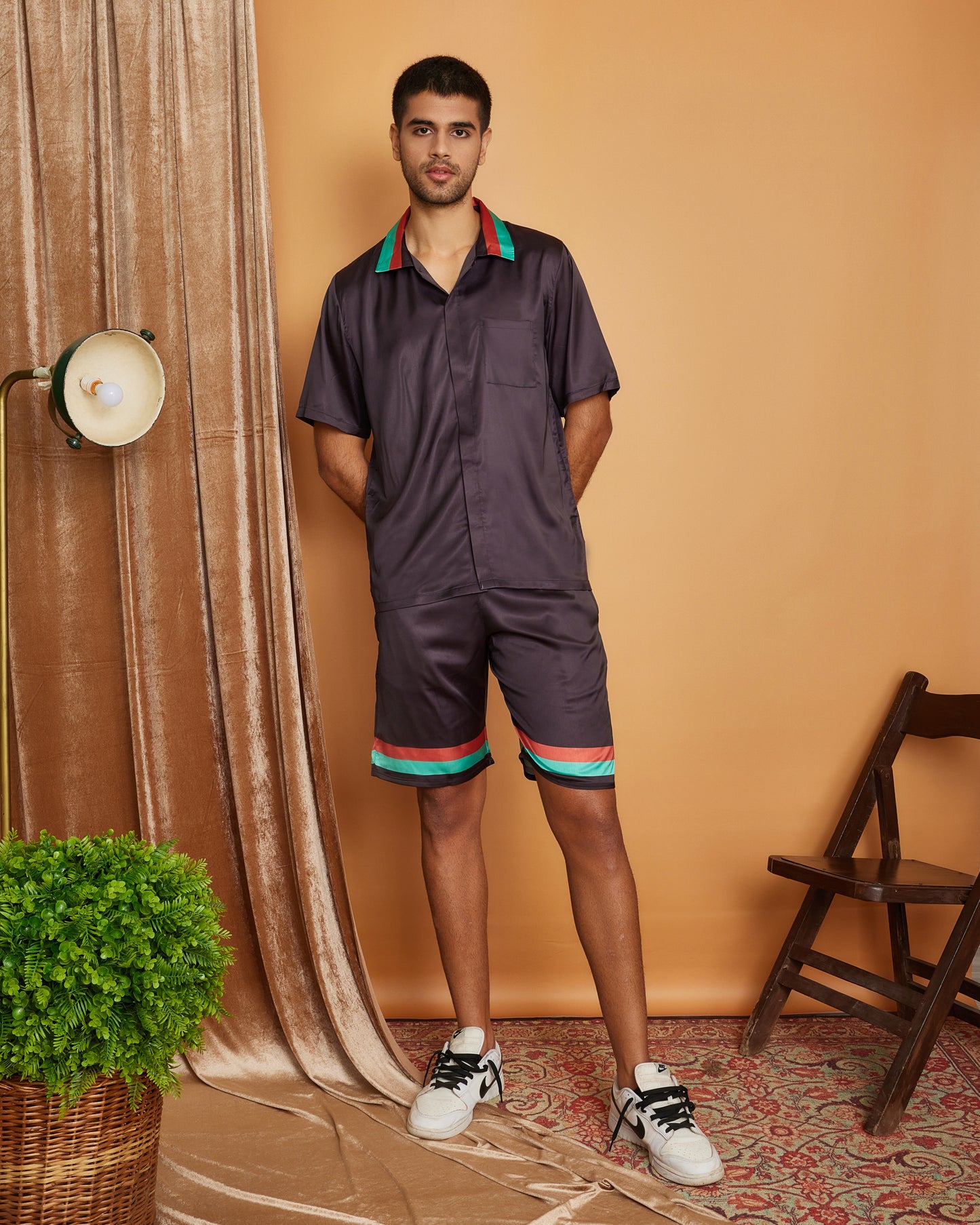 CROSS BAR – Premium Soft Satin Co-ord Set