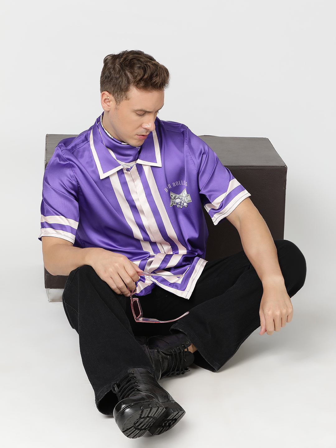 Glamour Gamble - Premium Soft Satin Shirt