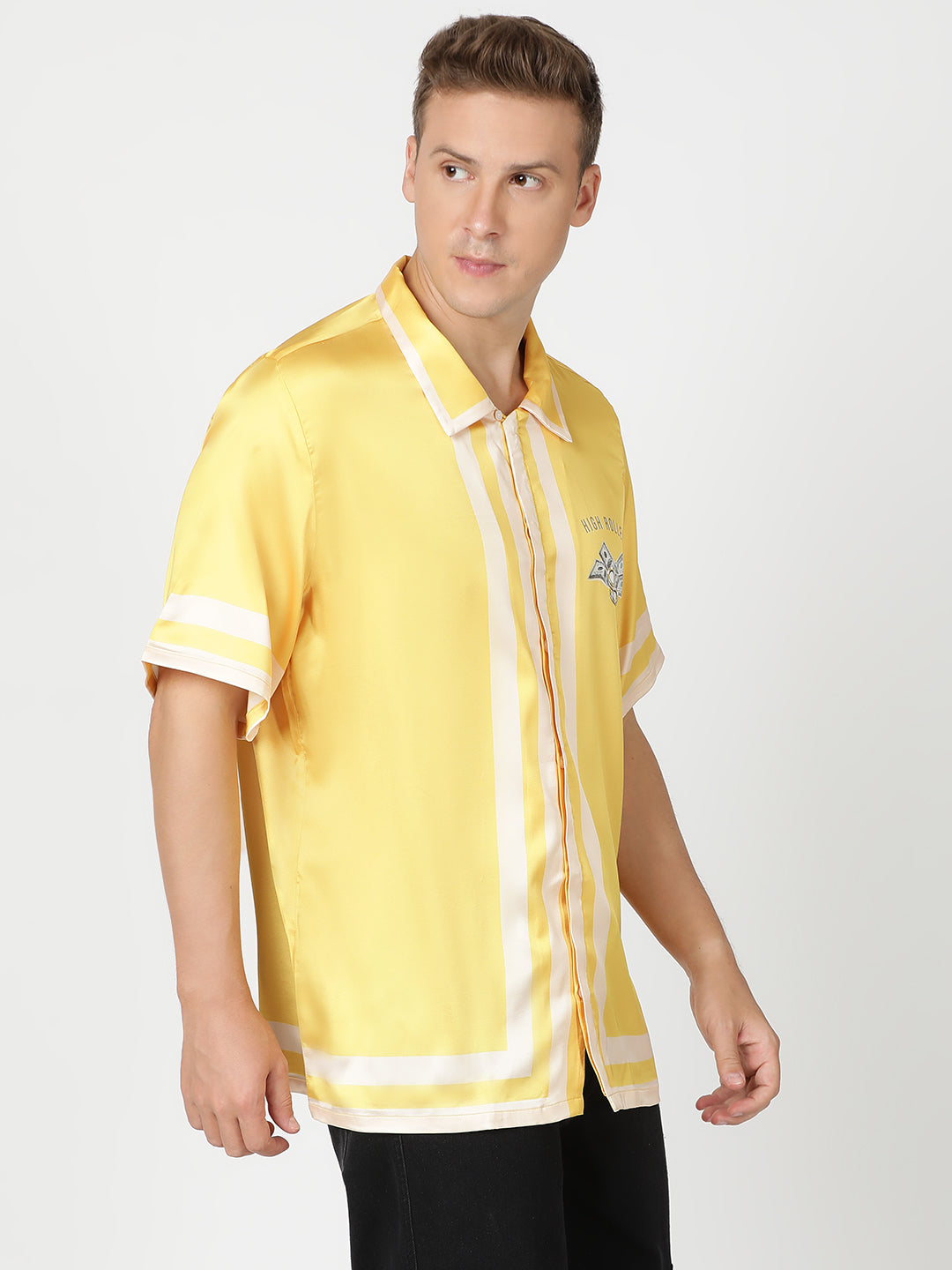 Casino Chic - Premium Soft Satin Shirt