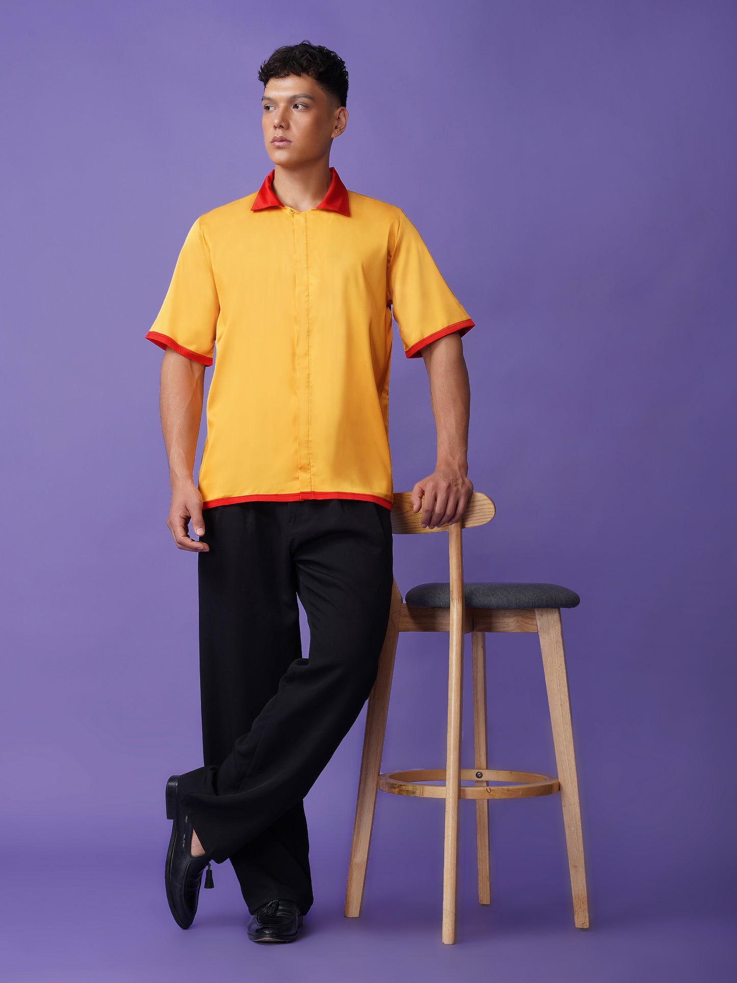 TIPSY CHIMP – Premium Soft Satin Party Shirt