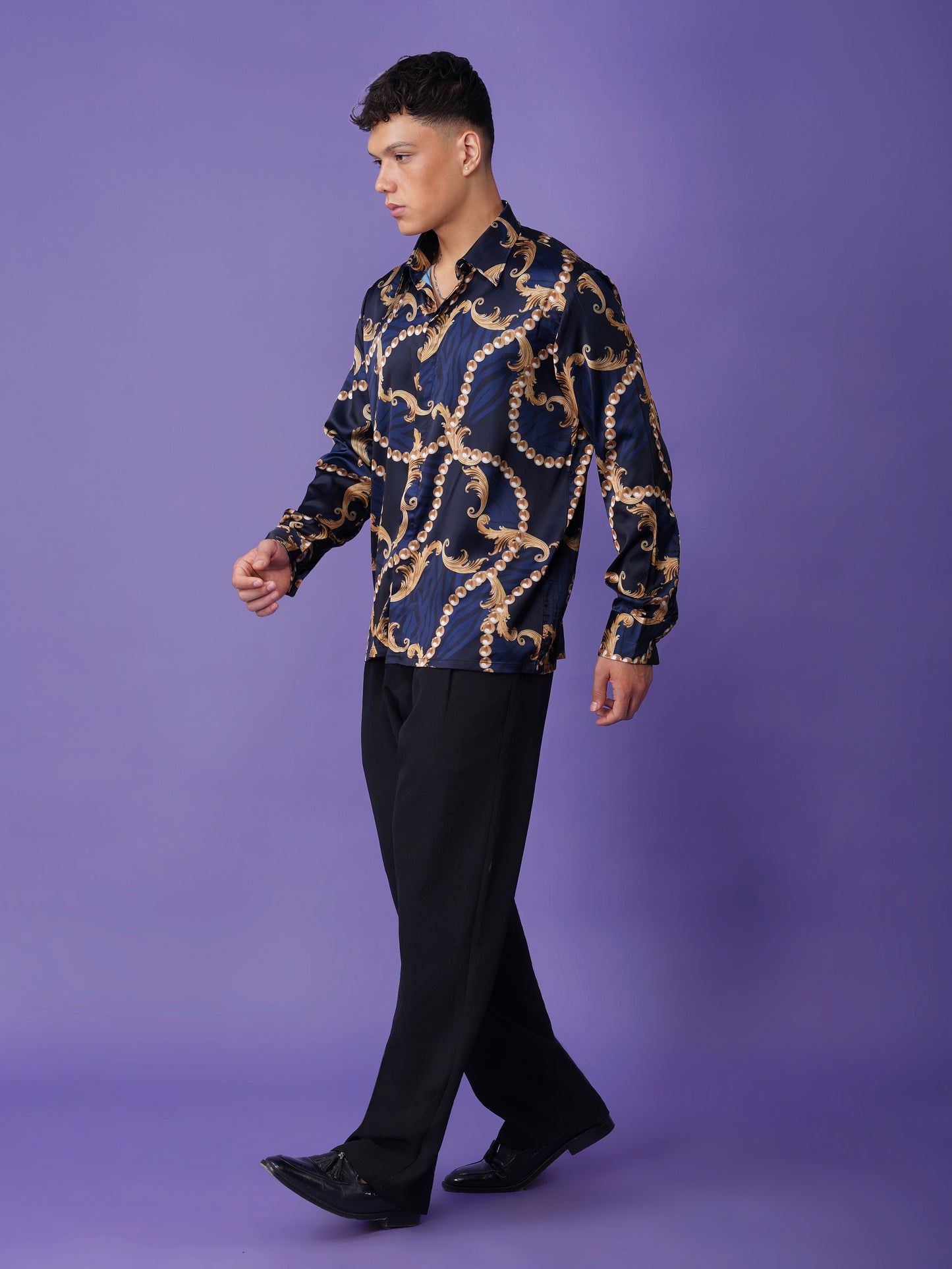 Baroque Royale - Premium Soft Satin Shirt