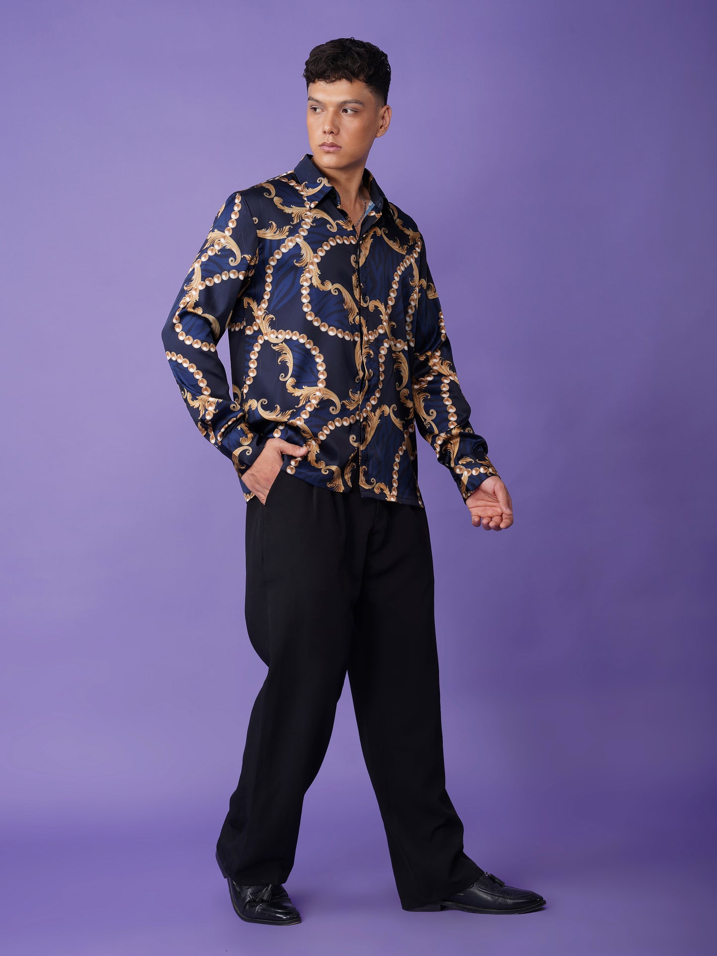 Baroque Royale - Premium Soft Satin Shirt