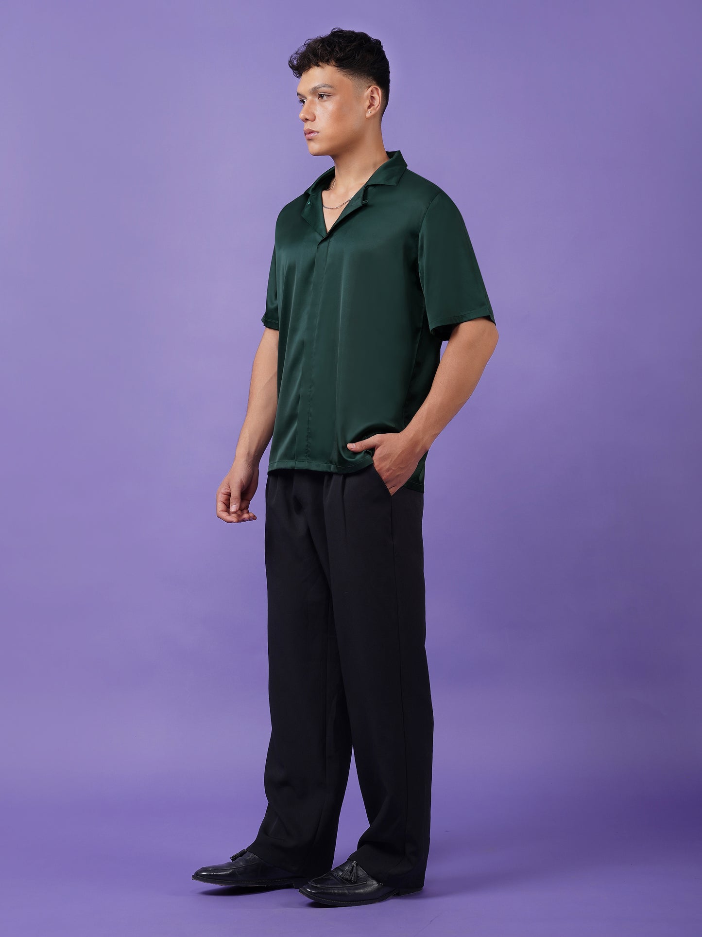 Crimson Legacy - Premium Soft Satin Shirt