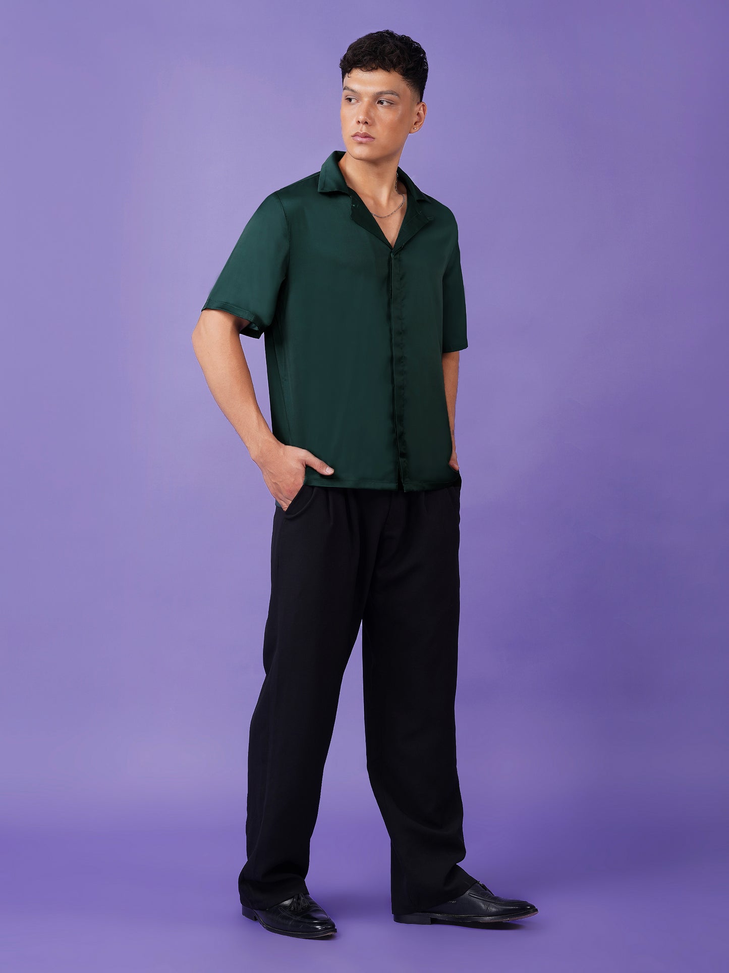 Crimson Legacy - Premium Soft Satin Shirt