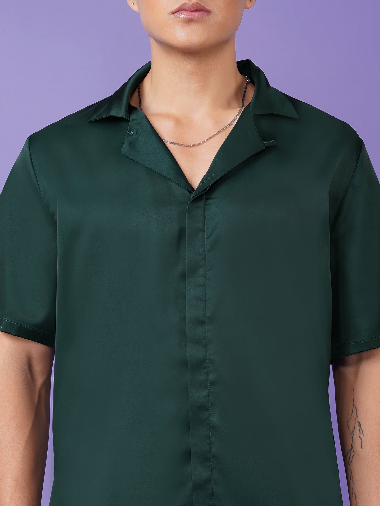 Crimson Legacy - Premium Soft Satin Shirt