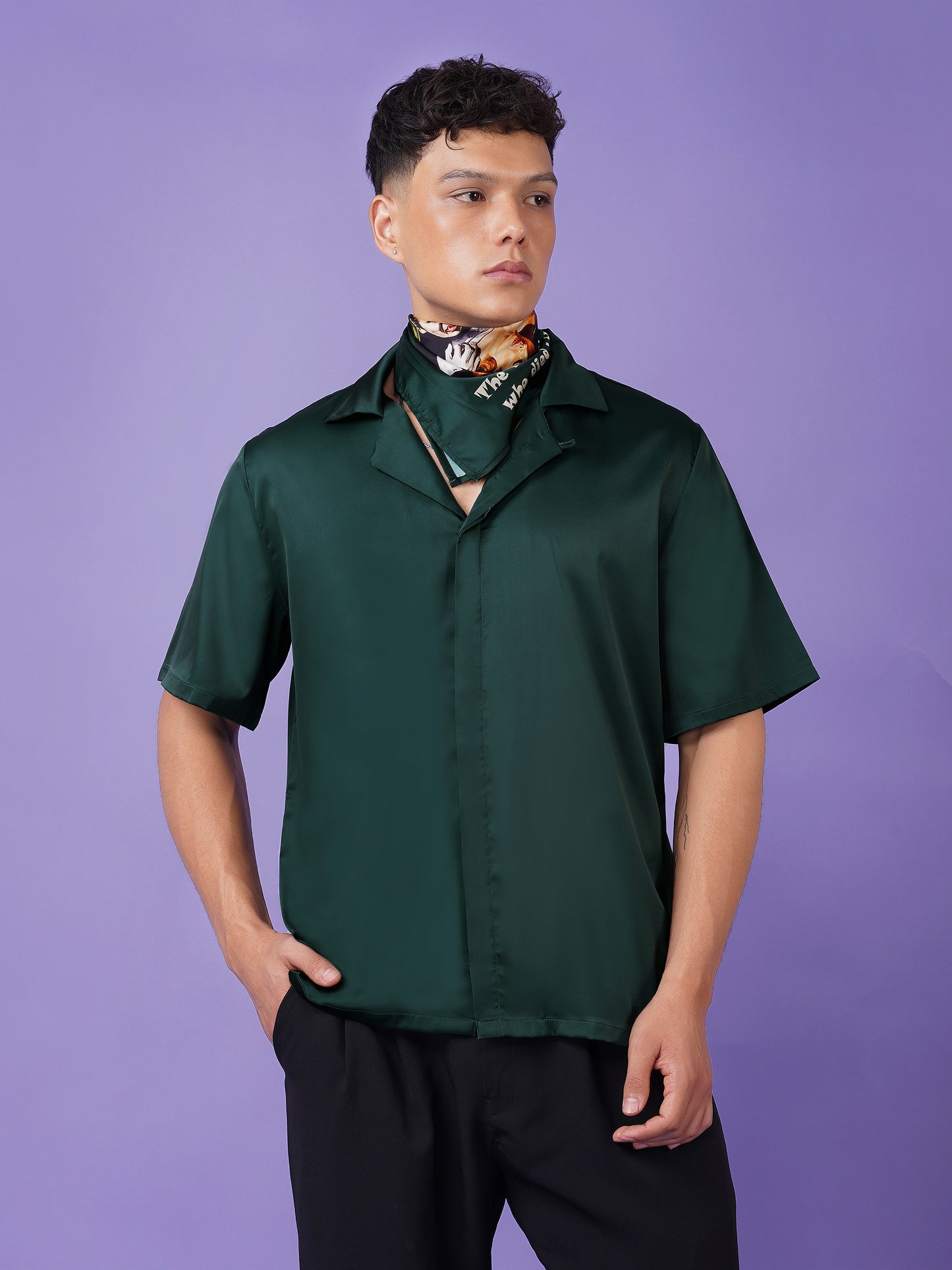 Crimson Legacy - Premium Soft Satin Shirt