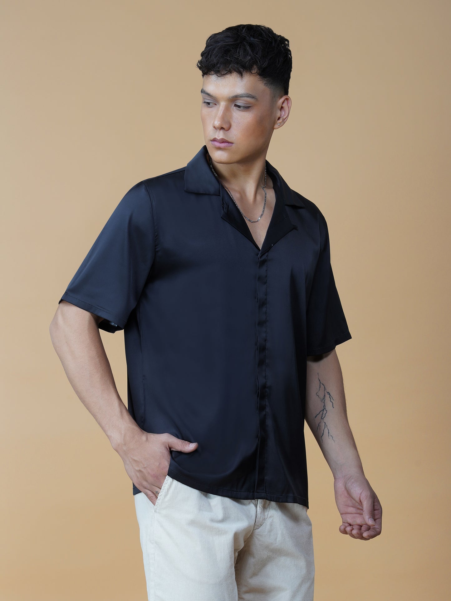 Eternal Night - Premium Soft Satin Shirt