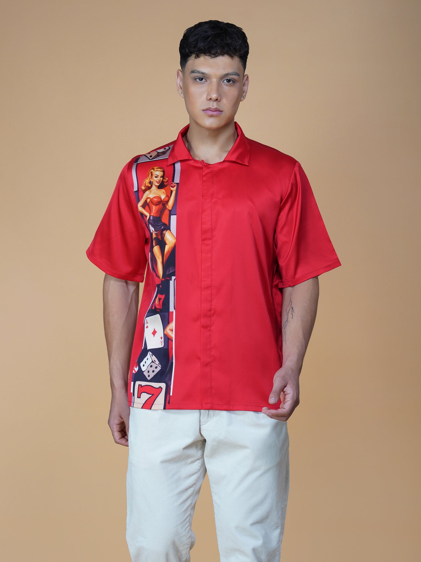 Lucky Charm - Premium Soft Satin Shirt