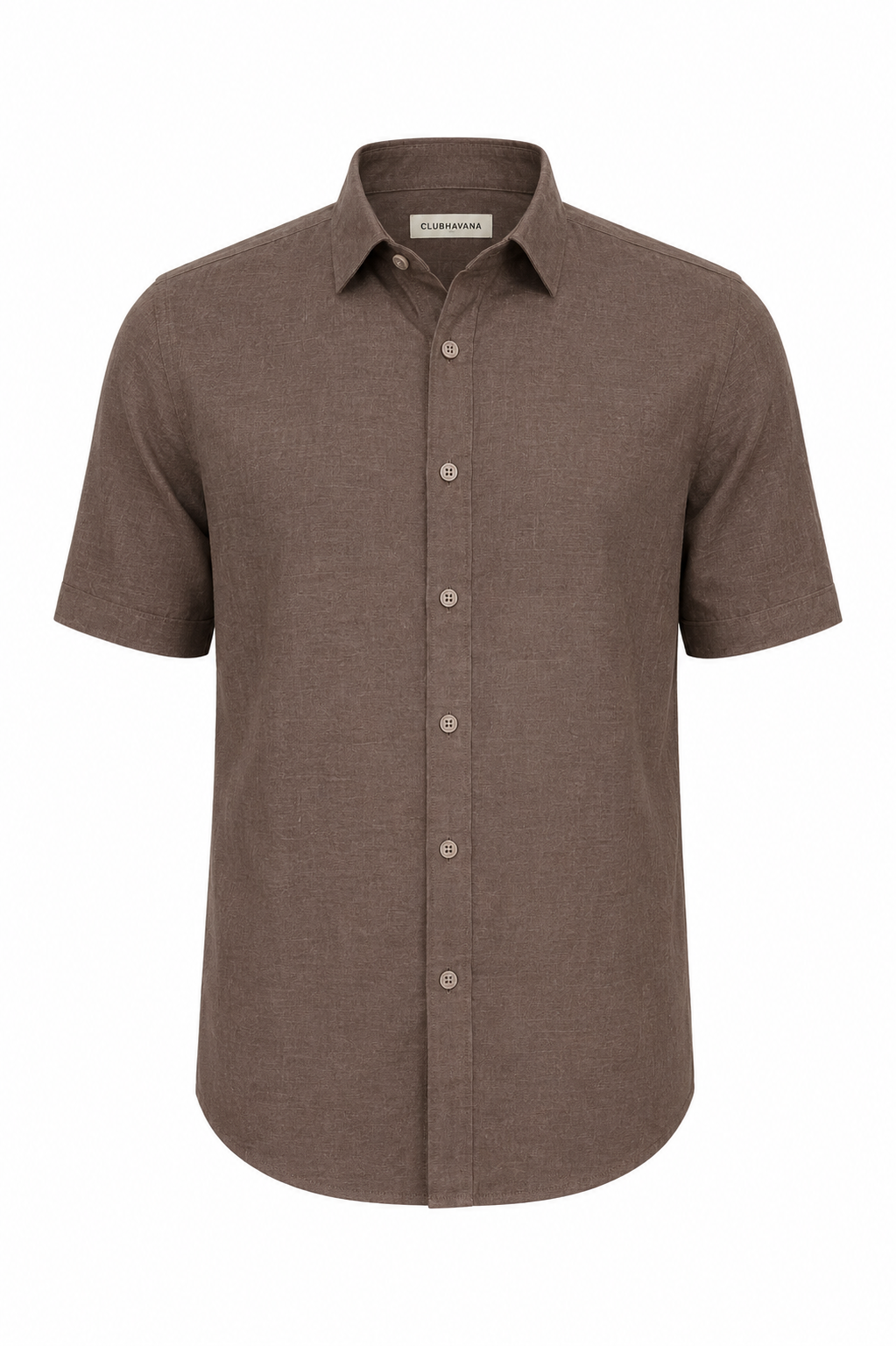 Burnt Clay Linen Shirt