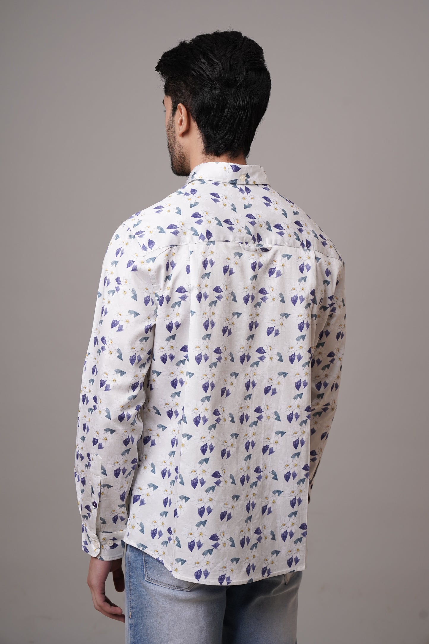 Floral Elegance - Cotton Print Shirt