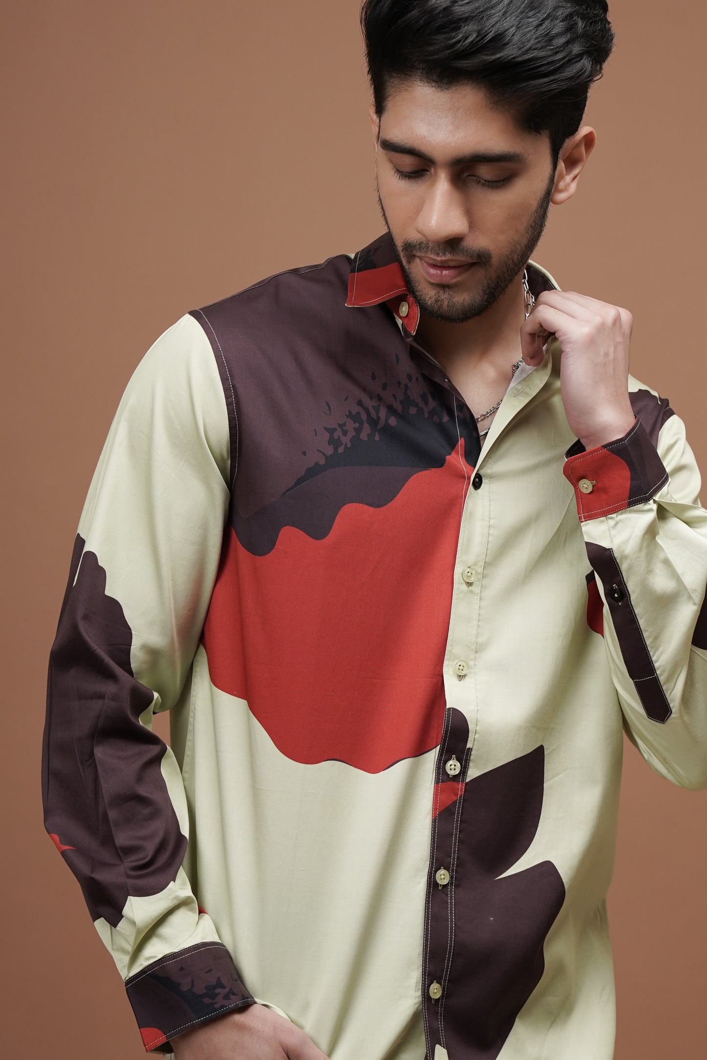 Blossoms Blaze - Cotton Print Shirt