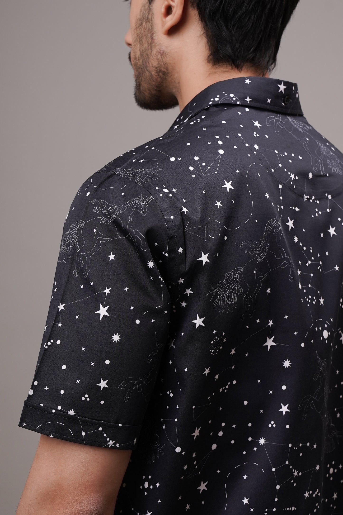Regular Fit 'Cosmic Gallop’ Print Shirt