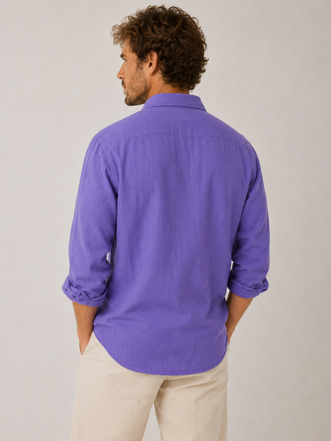 Lavender Coast Linen Shirt