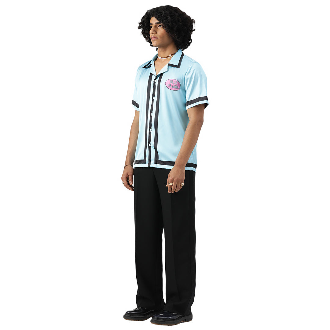 Retro Revelry – Premium Soft Satin Shirt