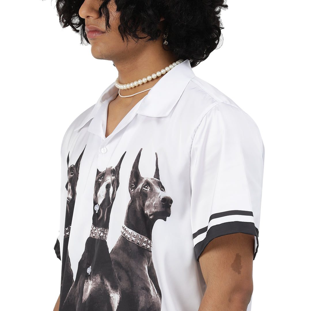 Dapper Doodles - Premium Soft Satin Shirt