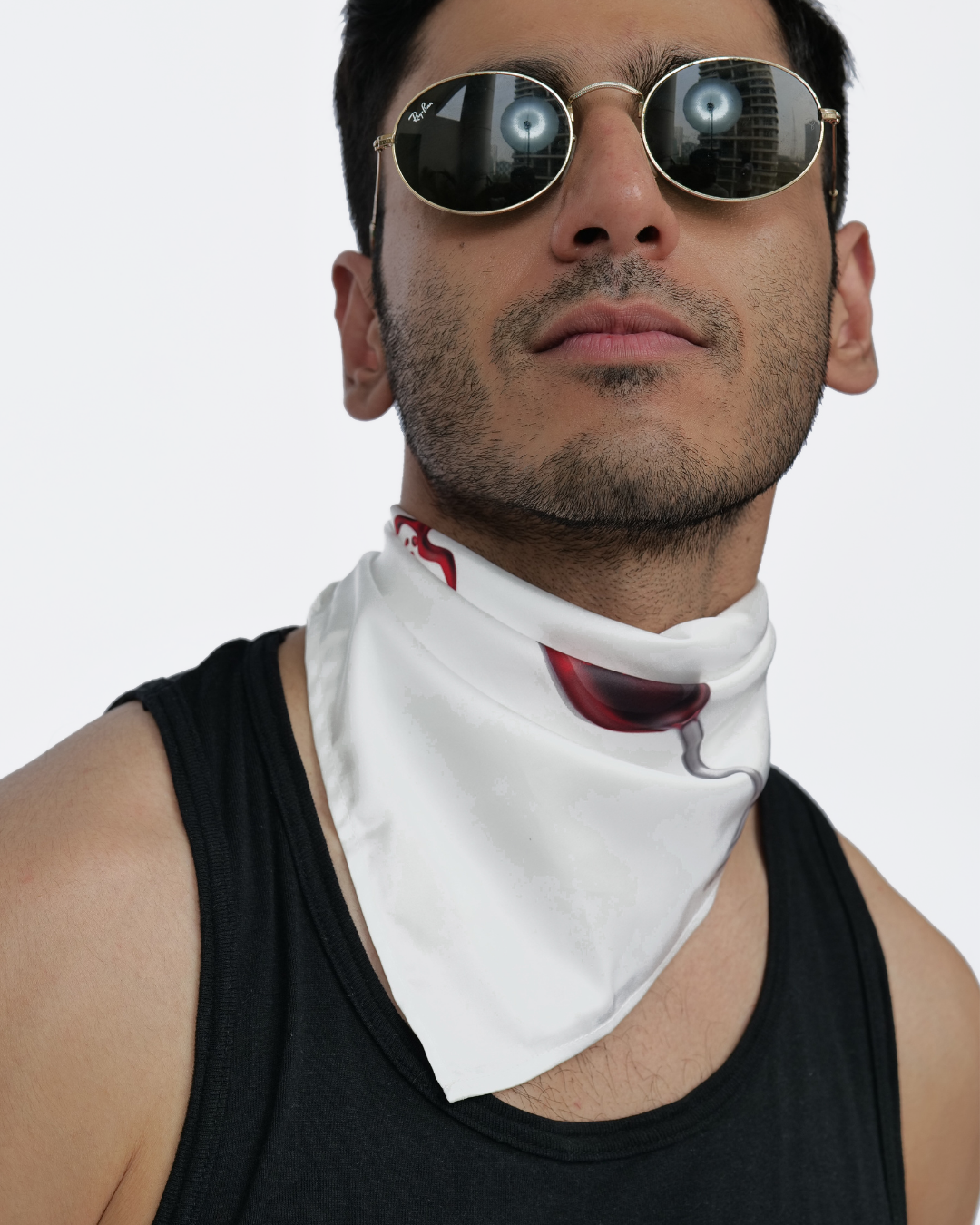Wine Serenade Neck Scarf Cum Pocket Square in Premium Soft Satin