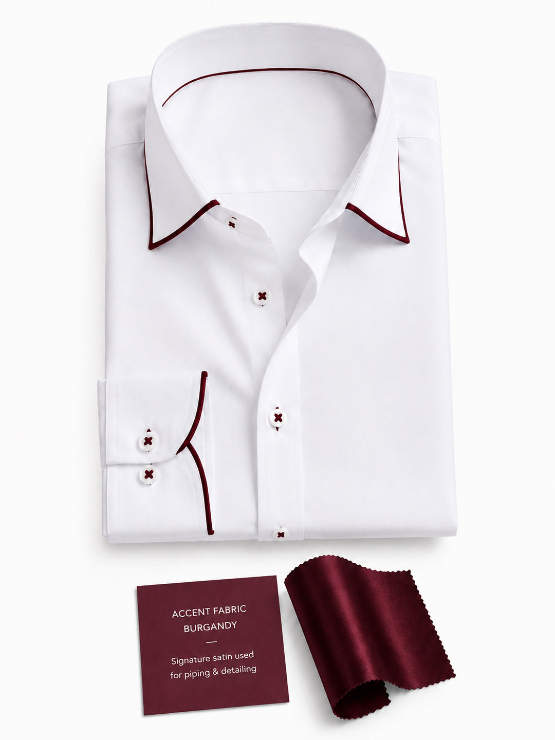 Windsor Piping Premium Soft Satin Party Shirt