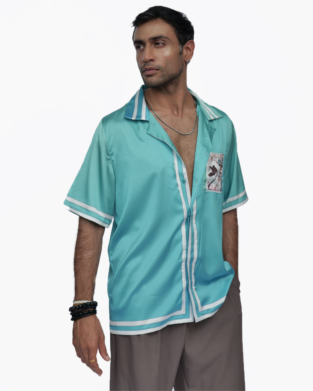 Beach Friends - Premium Soft Satin Shirt