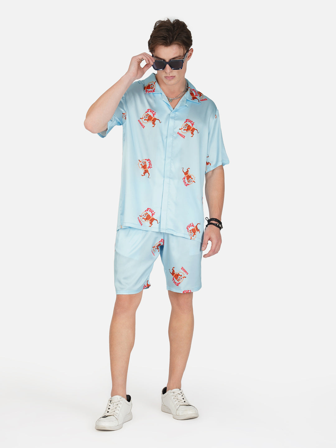 Fireborn Fury - Premium Soft Satin Co-Ord Set