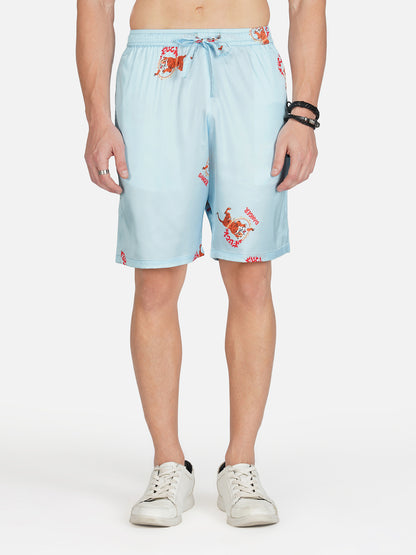 FIREBORN FURY – Premium Soft Satin Shorts