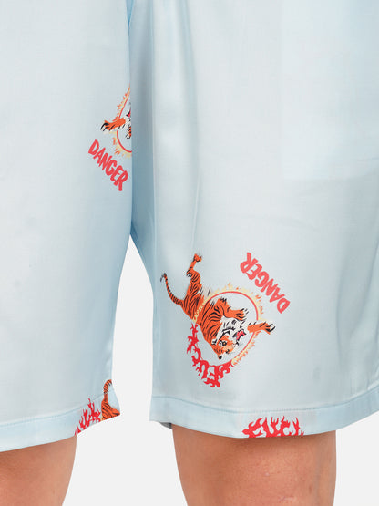 FIREBORN FURY – Premium Soft Satin Shorts