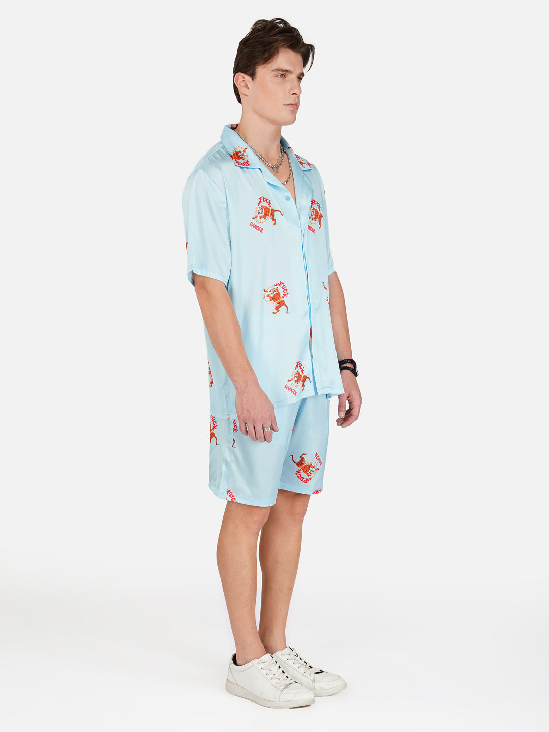 Fireborn Fury - Premium Soft Satin Co-Ord Set