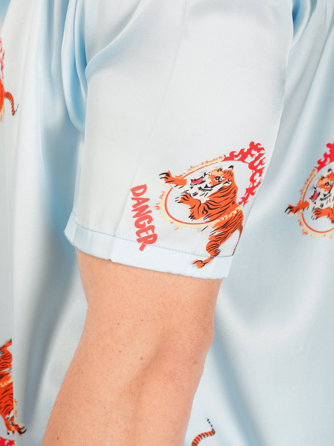 FIREBORN FURY – Premium Soft Satin Shirt