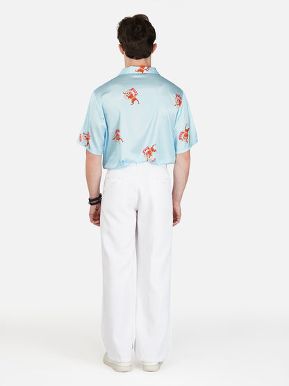 FIREBORN FURY – Premium Soft Satin Shirt