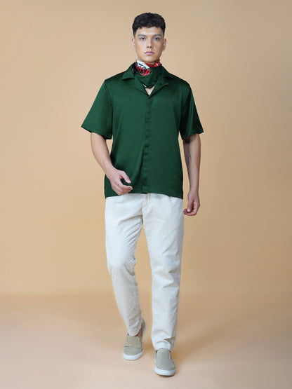 CRIMSON LEGACY – Premium Soft Satin Shirt