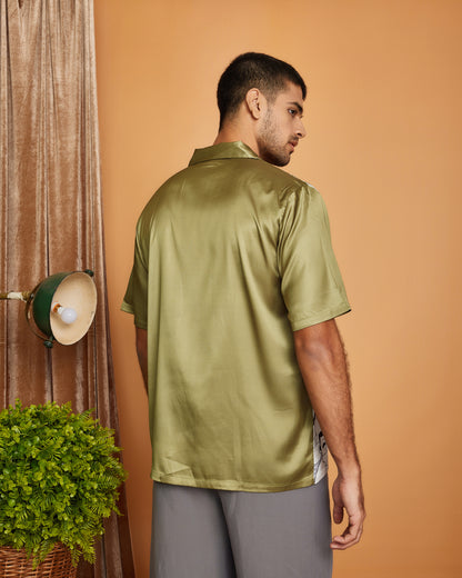 VIVID EXPRESSIONS – Premium Soft Satin Party Shirt