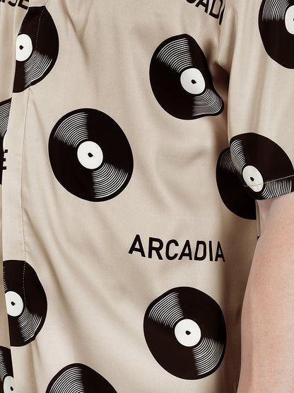 Arcadia Paradise - Premium Soft Satin Shirt
