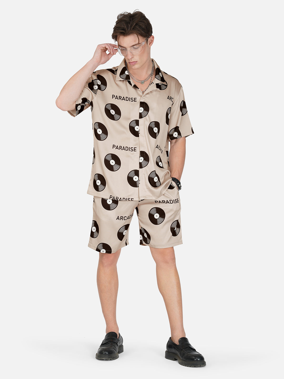 Arcadia Paradise  - Premium Soft Satin Short