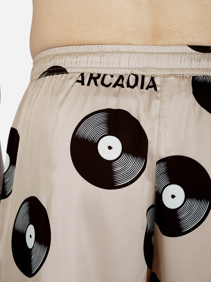 ARCADIA PARADISE – Premium Soft Satin Shorts
