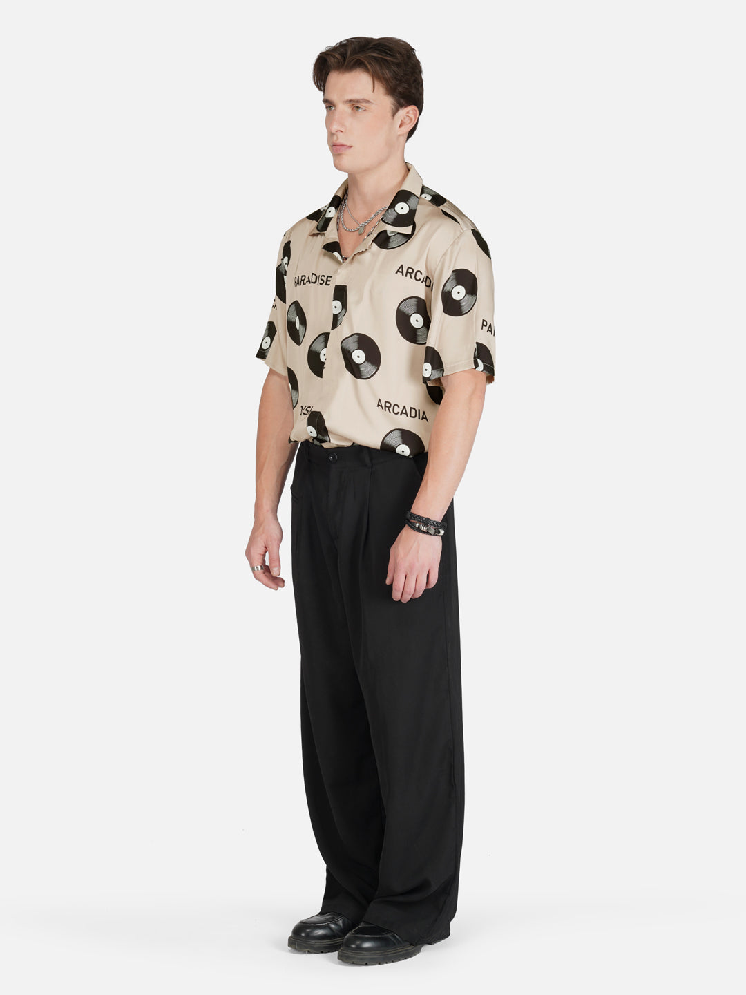 ARCADIA PARADISE – Premium Soft Satin Shirt