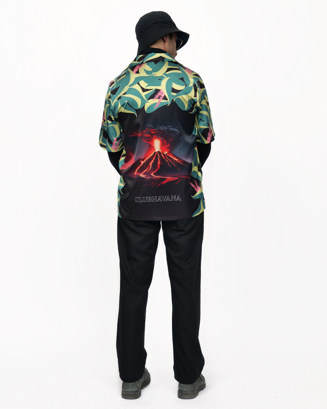 Volcano Vista – Premium Soft Satin Shirt