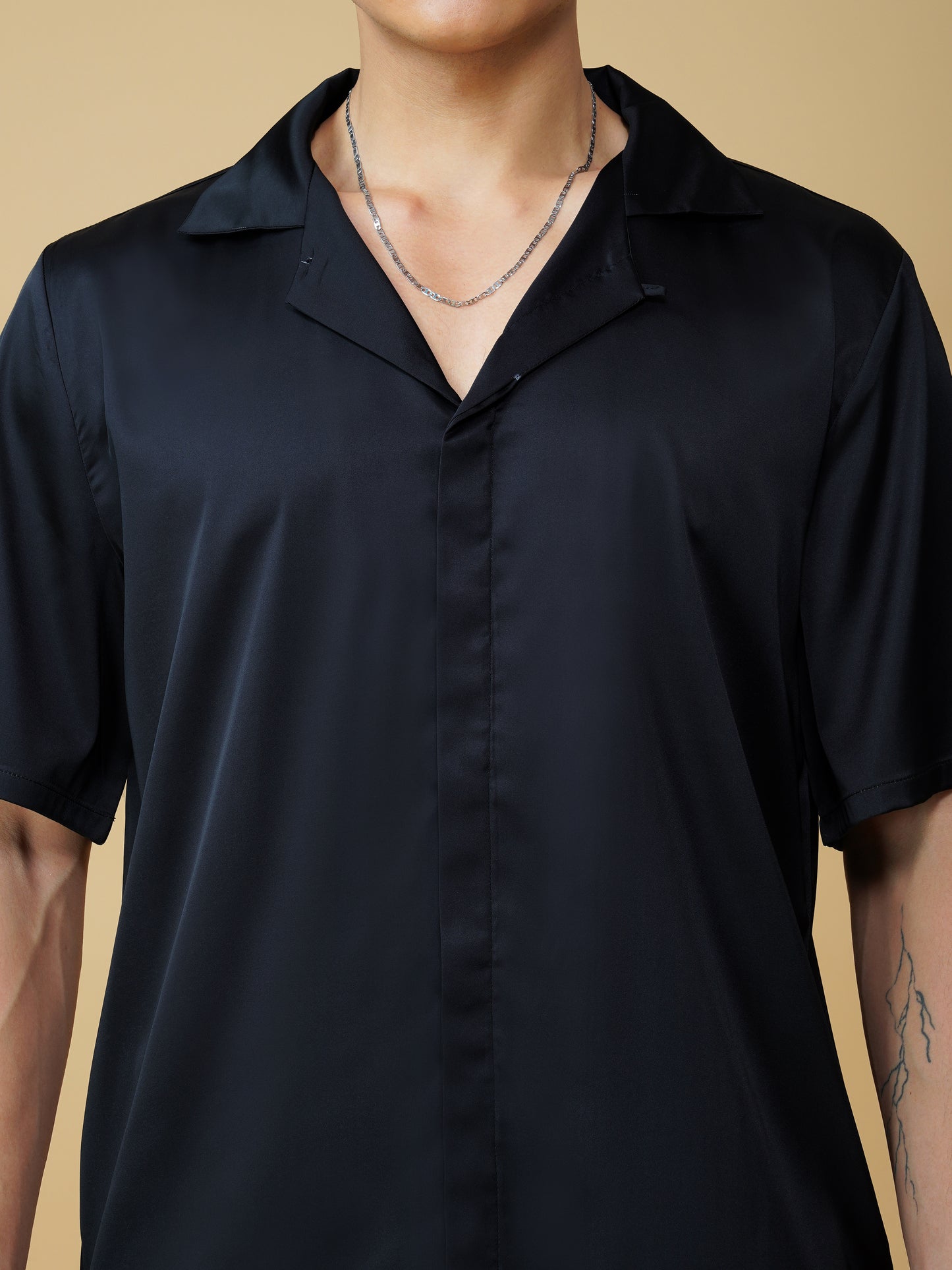 ETERNAL NIGHT – Premium Soft Satin Shirt
