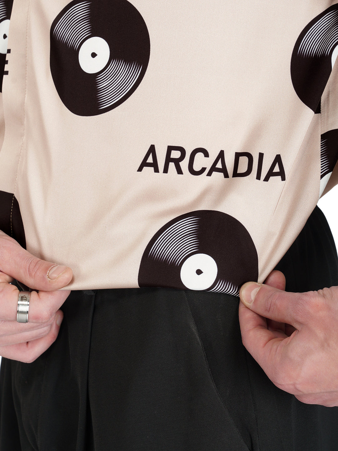 ARCADIA PARADISE – Premium Soft Satin Shirt