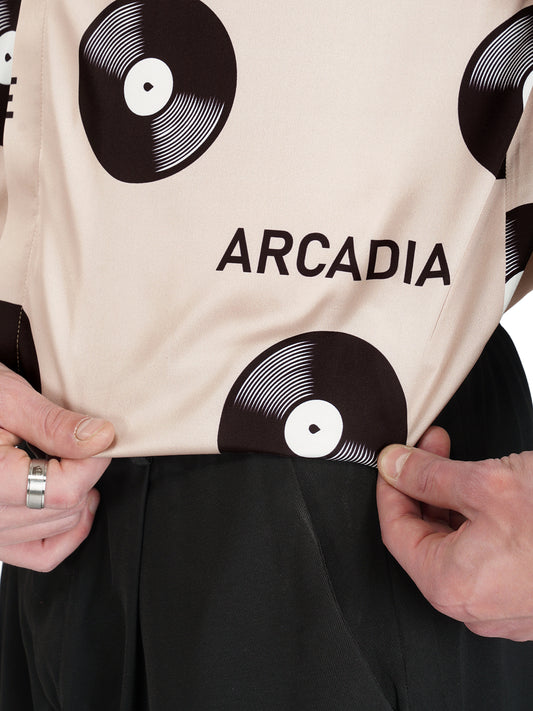 ARCADIA PARADISE – Premium Soft Satin Shirt
