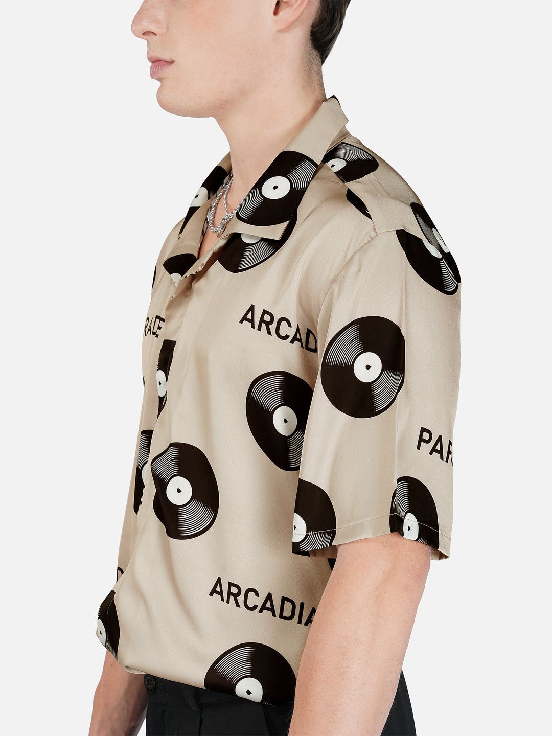 ARCADIA PARADISE – Premium Soft Satin Shirt
