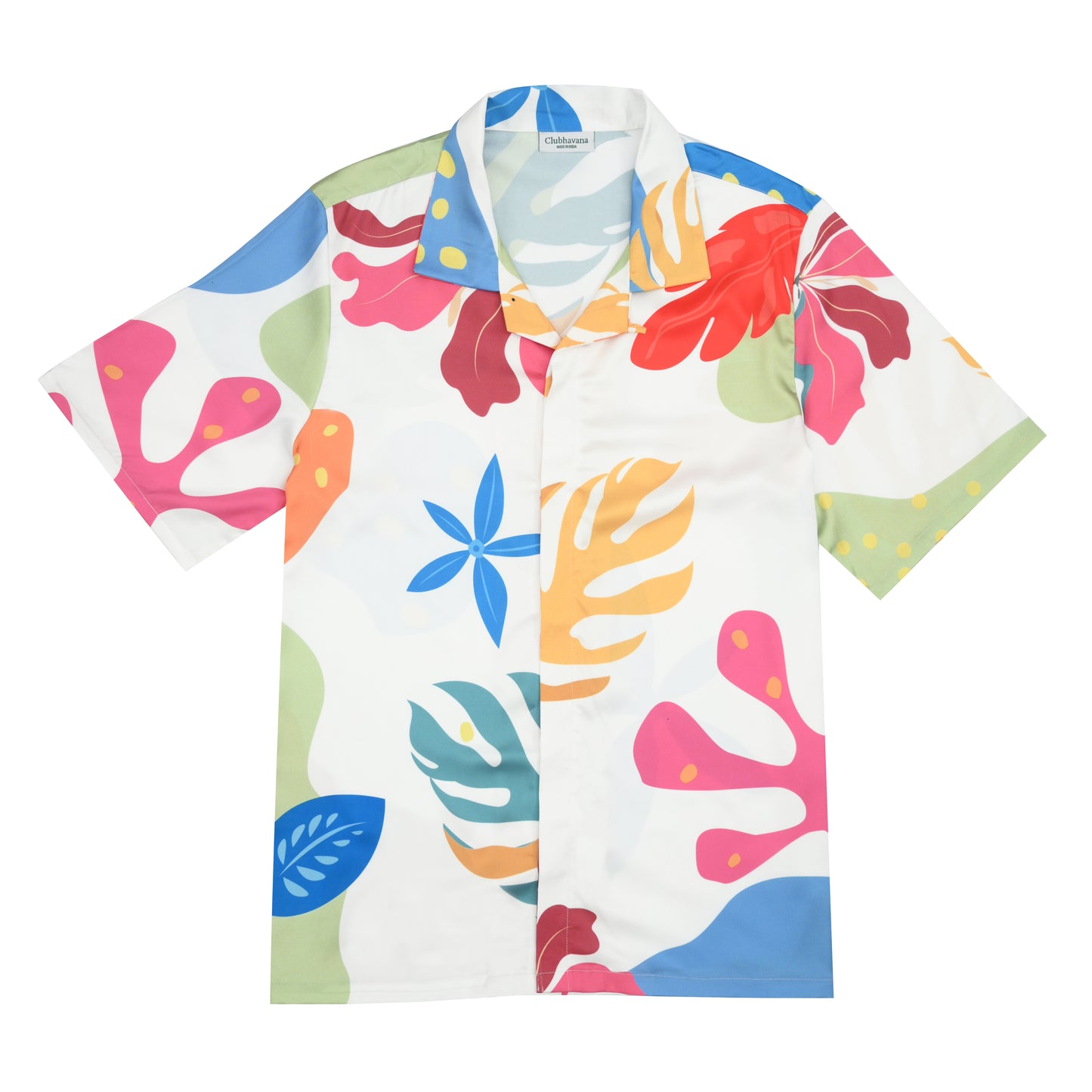 Tropical Blossoms - Soft Satin Shirt