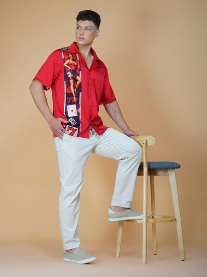 LUCKY CHARM – Premium Soft Satin Party Shirt