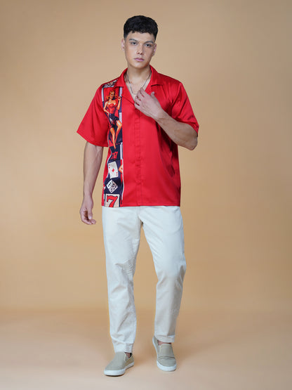 LUCKY CHARM – Premium Soft Satin Party Shirt